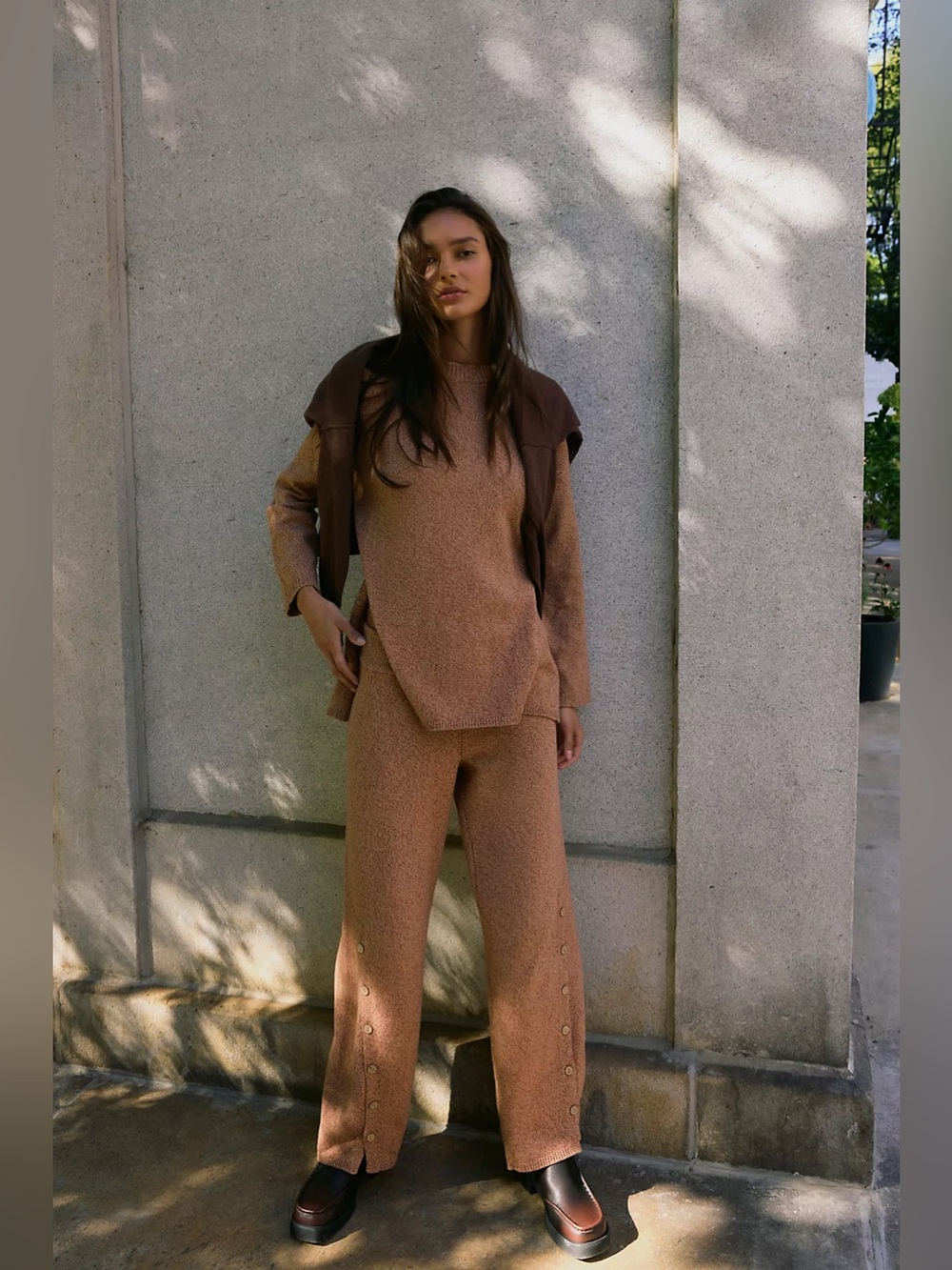 Free People - Free Est Button Up Sweater Set